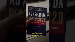 #Livro de #roberto b #cialdini - As armas da persuasão 2.0. #leitura #livros #faustão