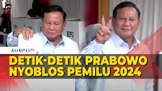 Detik-Detik Prabowo Subianto Nyoblos Pemilu 2024 di Hambalang, Celup Tinta 2 Jari