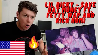 Lil Dicky - $ave Dat Money ft. Fetty Wap and Rich Homie Quan Official Music Video ((IRISH REACTION))