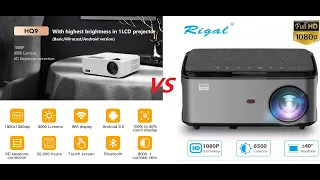 Everycom HQ9 projector with highest brigthness VS Rigal RD828