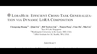 LoraHub: Efficient Cross-Task Generalization via Dynamic LoRA Composition