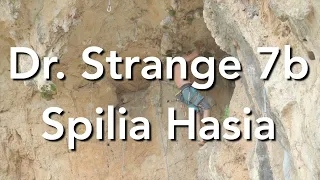 Climbing in Athens, Greece: Dr. Strange 7b, Spilia Hasia/Platosi