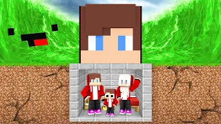 JJ Family Bunker vs Mikey Tsunami Survival Battle in Minecraft (Maizen)