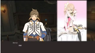 Tales of Zestiria - Lailah walks in on Sorey and Alisha.