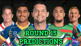 NRL Round 15 Predictions 2023