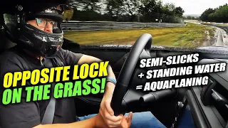 SCARY! How (NOT) to Drive the Wet Nürburgring!