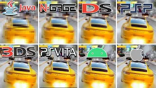 Asphalt Series - Java vs N-GAGE vs DS vs PSP vs 3DS vs PS Vita vs Android vs iOS