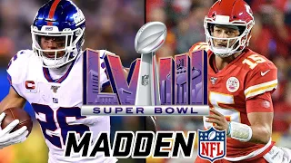 Giants at Chiefs - Super Bowl Simulation (2023-2024)