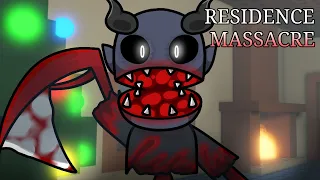 Roblox Residence Massacre - WEIRD CIRCLE meme (lil Blood warning🩸) Christmas 🎄