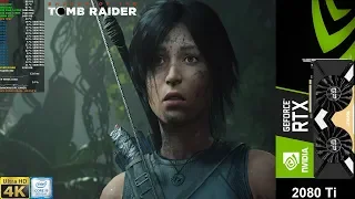 Shadow Of The Tomb Raider RTX Ray Tracing Ultra Settings , DLSS 4K | RTX 2080  Ti | i9 9900K 5GHz