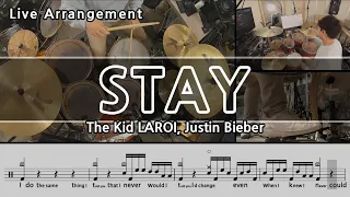 STAY-The Kid LAROI, Justin Bieber Drum Cover & Drum score(드럼커버 & 드럼악보)