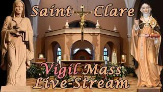 Livestream Vigil Mass for Pentecost Sunday.