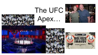 THE UFC APEX IS RUINING THE SPORT!!