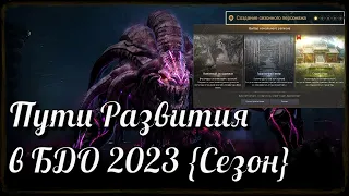 Black Desert / BD: Пути Развития в БДО 2023 год {Сезон} (Для Новых и Бывалых Игроков)