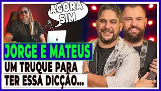 JORGE E MATEUS, COMO CANTAR COM ESSA DICÇÃO?(Análise Vocal)