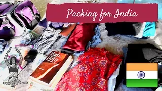 Packing for My Trip to India! | Yoga Teacher Training | How to Pack for One Month of Travel