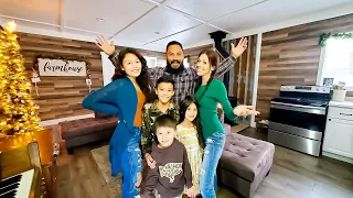 Family Builds Complete DIY TINY HOME In 30 Minutes | Start to Finish Ultimate Tiny House