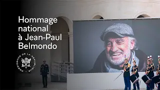 Hommage national à Jean-Paul Belmondo.