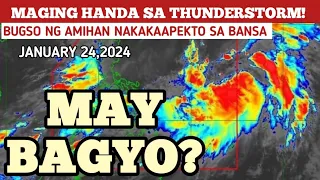 LOW PRESSURE AREA/BAGYO UPDATE! JANUARY 24,2024 WEATHER UPDATE TODAY|PAGASA WEATHER UPDATE