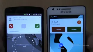 Samsung Galaxy   S2 android 11+Nexus 5 ubuntu Over the Horizon Incoming call at the Same Time