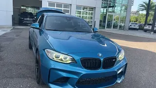 2017 BMW M2 Coupe Manual  Blue