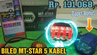 Rp. 131.068,- Unboxing Biled MT-STAR 5 Kabel Shroud Ice Blue (Cek Video u/ Dimensi) (Promo Live)