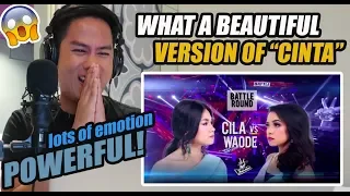 Waode vs Cila - Cinta (Melly Goeslaw feat. Krisdayanti) | REACTION