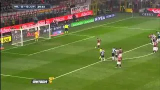 Robinho Penalty GOAL | AC Milan 1-0 Juventus Turin | [25/11/2012]