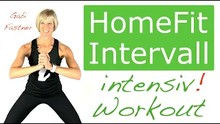 33 min.🌶 intensives HomeFit-Intervall Training | ohne Geräte