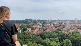 Walk around old town and city center of Vilnius | Trip to Lithuania 2022