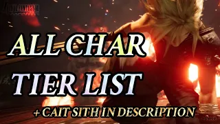 { FF7: Ever Crisis } TIER LIST for ALL Ever Crisis Characters Based on Weapon/Costumes (CS in Notes)