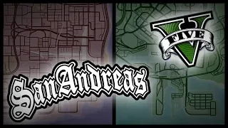 Comparación Universal del Mapa de SanAndreas