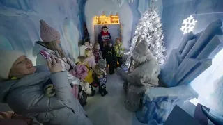 В Екатеринбург прибыл праздничный поезд Деда Мороза