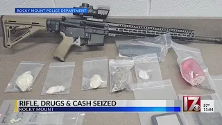 Crack, other drugs, AR-15 seized in Rocky Mount, felon arrested, police say