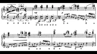 April Preludes I. Allegro ma non troppo (V.  Kaprálová) Score Animation