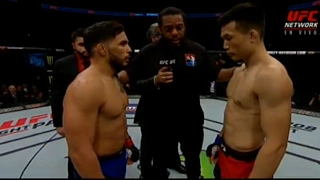 Dennis Bermudez VS Chan Sung Jung - UFC Fight Night 104 - (Gameplay Simulacion)