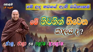 මේ නිවනින් නිවෙන කාලය ද? (මේ ලද භවයේ ඇති වටිනාකම) ජාල, ජාලා සහ ලෝක, ආලෝක