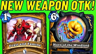 This WINDFURY Weapon is a PROBLEM! Horn of the Windlord OTK!