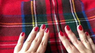 ASMR VIDEO TARTAN ШОТЛАНДСКАЯ КЛЕТКА ИЛИ СУВЕНИРЫ ИЗ ПУТЕШЕСТВИЯ АСМР ВИДЕО ШЕПОТ