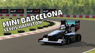 Mini Barcelona F1 2021 | Lewis Hamilton Onboard Lap | Assetto Corsa Mods