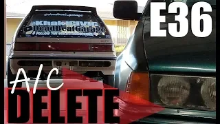 A/C Removal - E36 weight reduction Pt.2