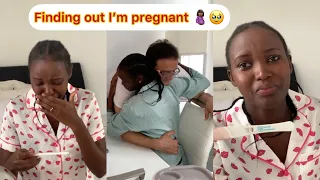 FINDING OUT I’M PREGNANT!🤰🏾*raw and emotional *🥹