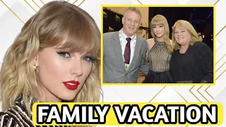 Taylor Back In LA In Private Jet With Mom Andrea And Father Scott After Family Vacation