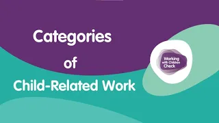 Categories of child-related work
