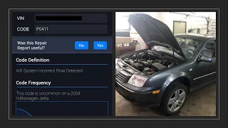 P0411 Volkswagen MK4 Secondary Air System Issue Fixed