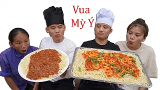 Hưng Vlog - Cuộc Thi Vua Đầu Bếp Của Gia Đình Bà Tân Vlog Tìm Ra Vua Mỳ Ý