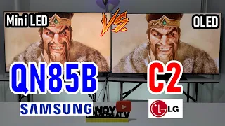SAMSUNG Neo QLED QN85B vs LG OLED C2: 4K Smart TVs with 4 HDMI 2.1 ports