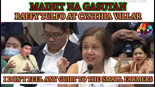 I DON'T FEEL ANY GUILT TO THE SMALL FARMERS / CYNTHIA VILLAR - RAFFY TULFO