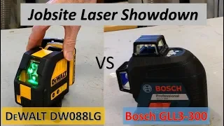 Laser Showdown DeWalt vs Bosch