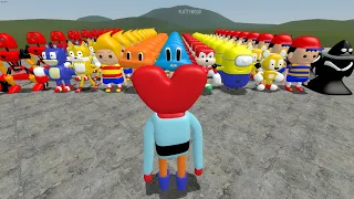 I BECAME NEW 3D MEMES SANIC CLONES in Garry's Mod!